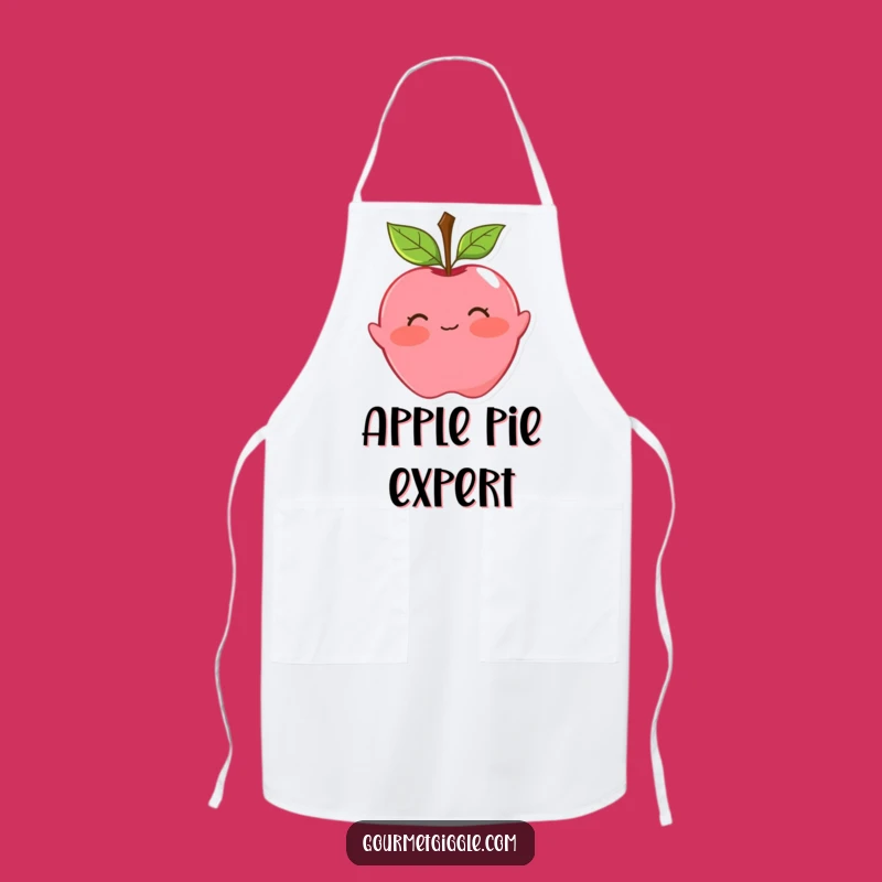 Funny Apple Curtsy Apron: Cook with Playful Charm