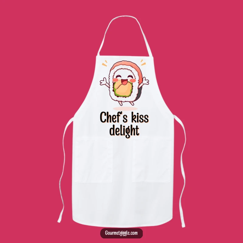 Funny Sushi Roll Apron - Hilarious Kitchen Wear for Foodie Fun