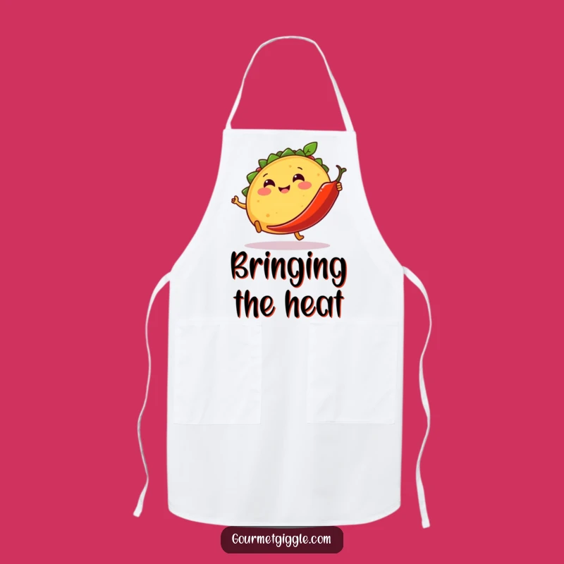 Funny Taco & Chili Apron: Fiesta Chef - Kitchen Humor Gift