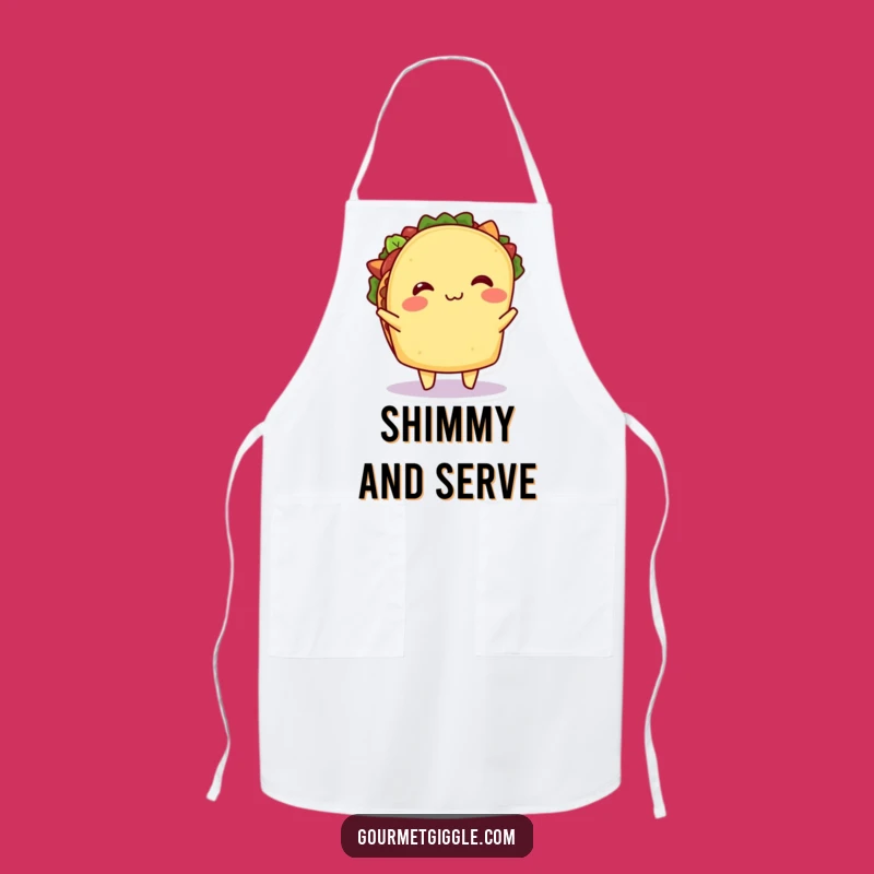 Funny Taco Shimmy Apron: Cook with Joy and Hilarious Fiesta Style