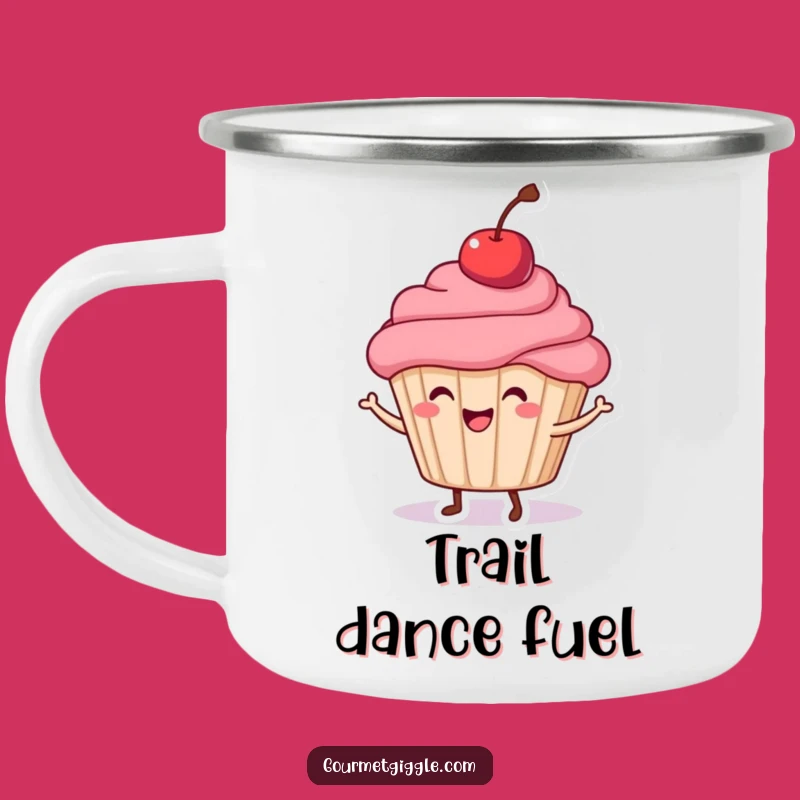 Funny Cupcake Dance Camping Mug: Sip Your Fun Outdoors with This Hilarious Mug