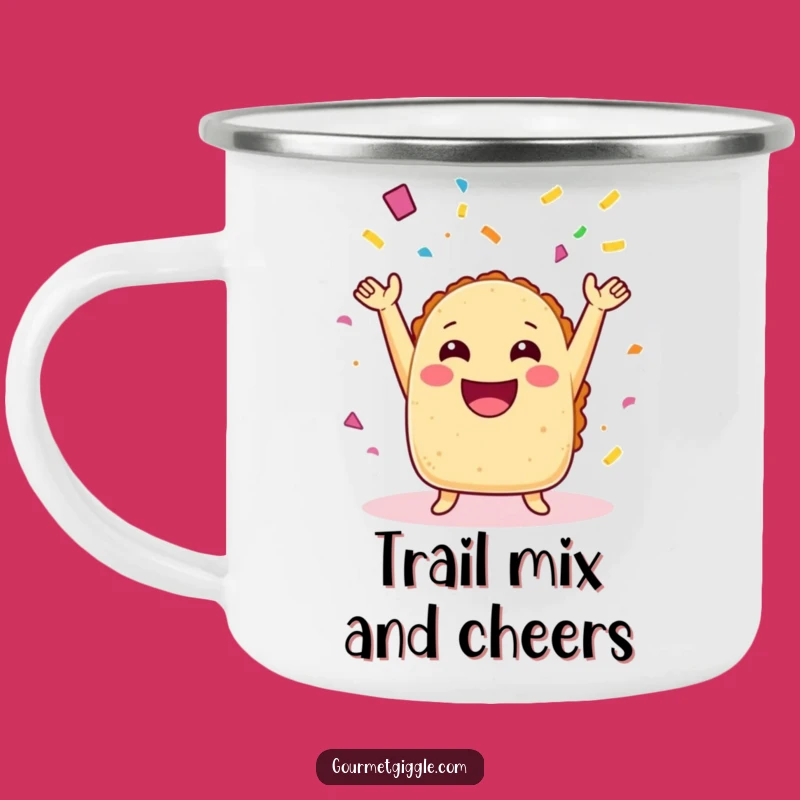 Funny Taco Confetti Camping Mug: Adventure-Ready and Hilariously Fun