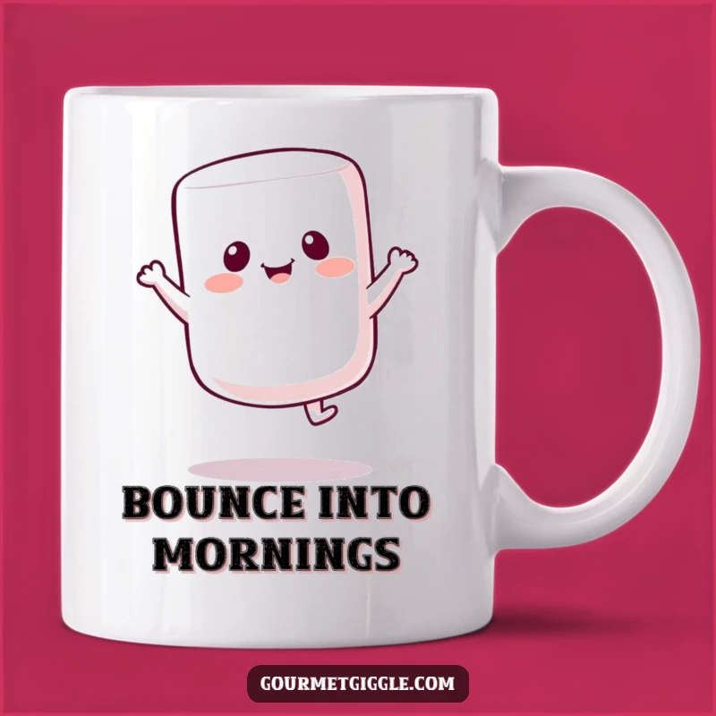 Funny Marshmallow Bounce Mug: Sweeten Your Day with Laughter