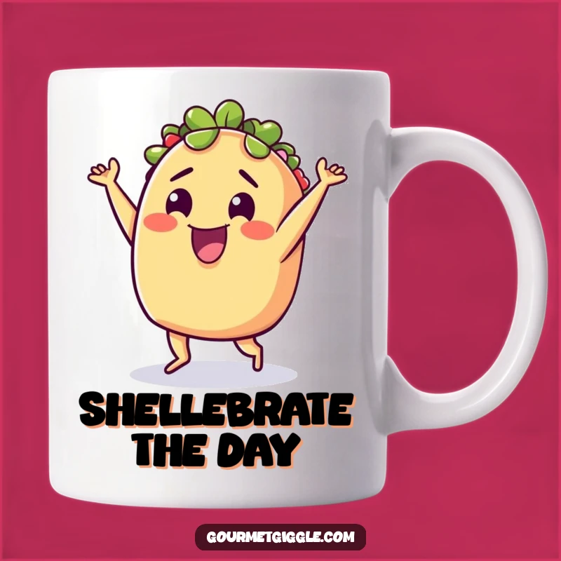 Funny Taco Dance Mug: Fiesta Fun for Your Morning Coffee Gift!