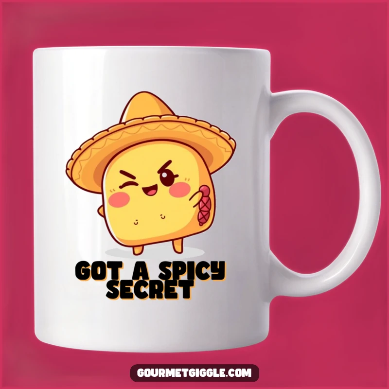Funny Taco Sombrero Wink Mug: Hilarious Mexican Fiesta Gift for Foodies