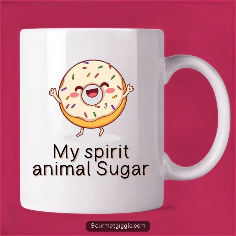 Funny Donut Wiggle Dance Mug Gift: A Joyful Sprinkle Treat for Coffee Lovers