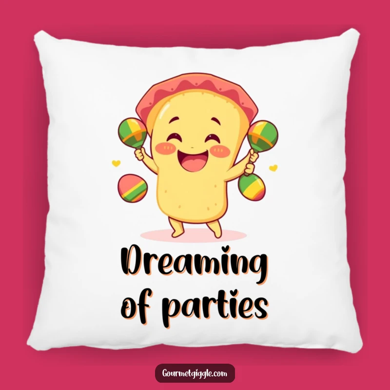 Funny Taco Juggling Pillow: Giddy Fiesta Player, Hilarious Foodie Cushion Gift