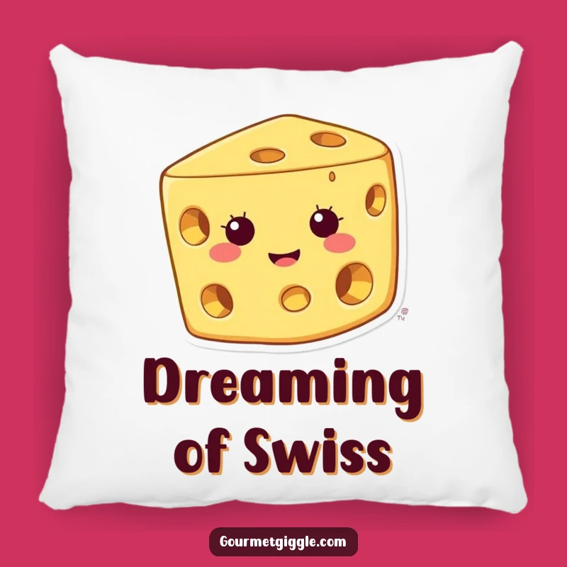 Funny Cheese Pillow - Comfy Cushion for a Cheesy, Giggle-Filled Rest