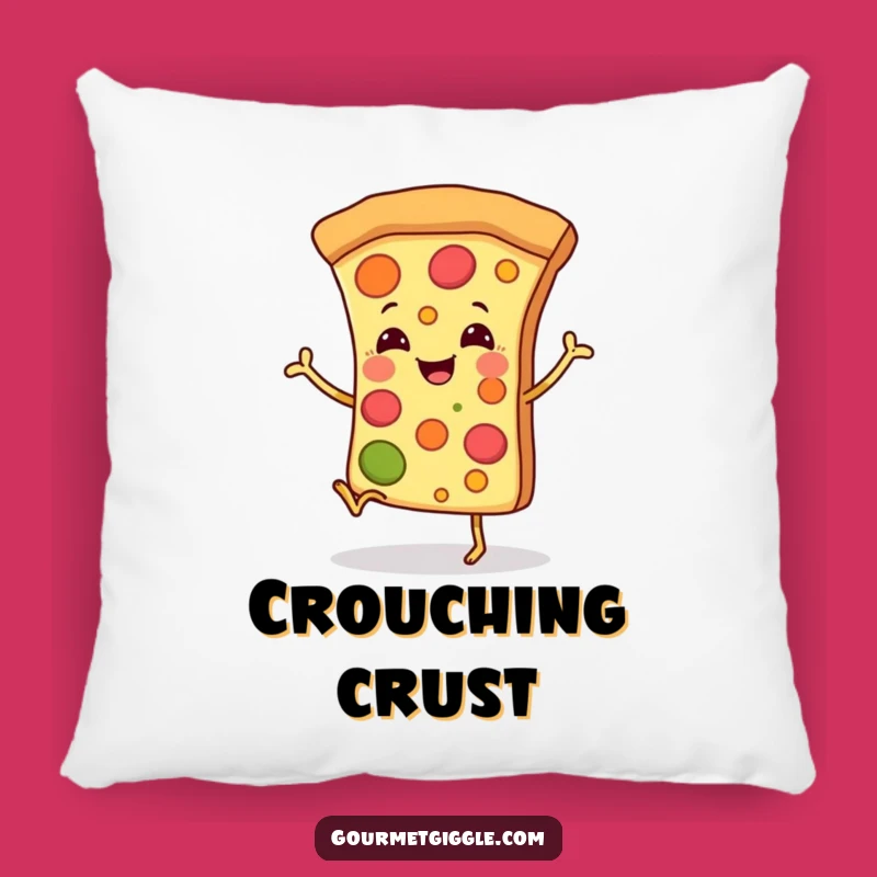 Funny Dancing Pizza Slice Pillow: Soft Comfort, Happy Dance, Great Funny Gift