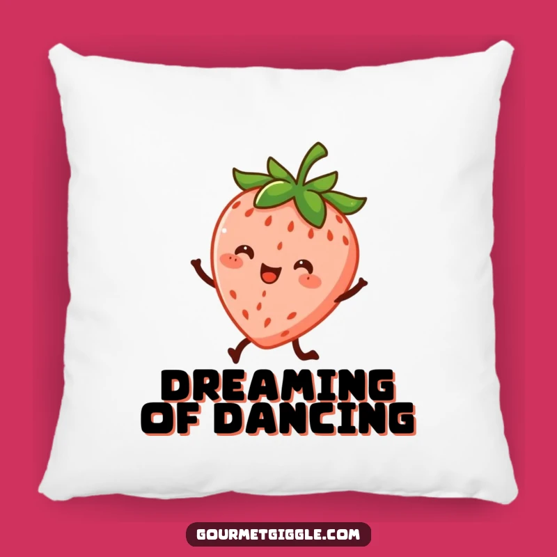 Funny Dancing Strawberry Pillow - Cozy Fruit Fun with a Perfect Funny Gift