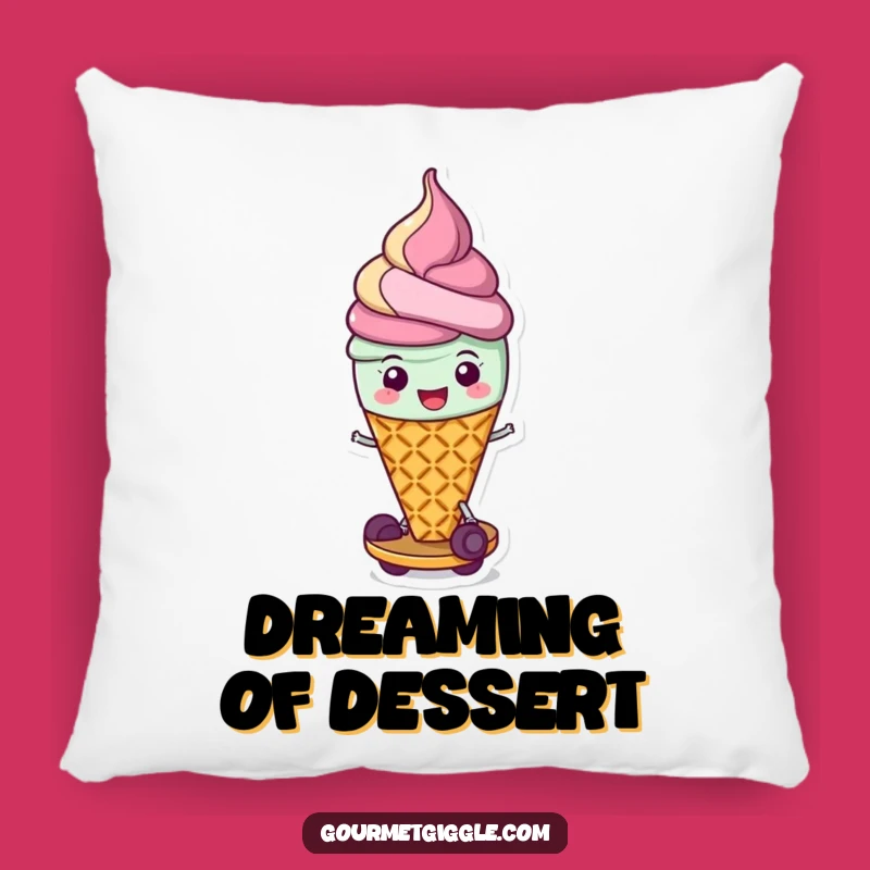 Funny Ice Cream Cone Pillow, Add Comfort and Sweetness to Your Sofa