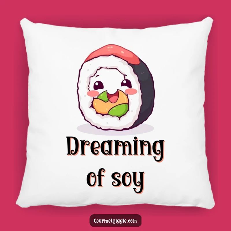 Funny Sushi Roll Pillow: Cozy Comfort with Rolling Glee!