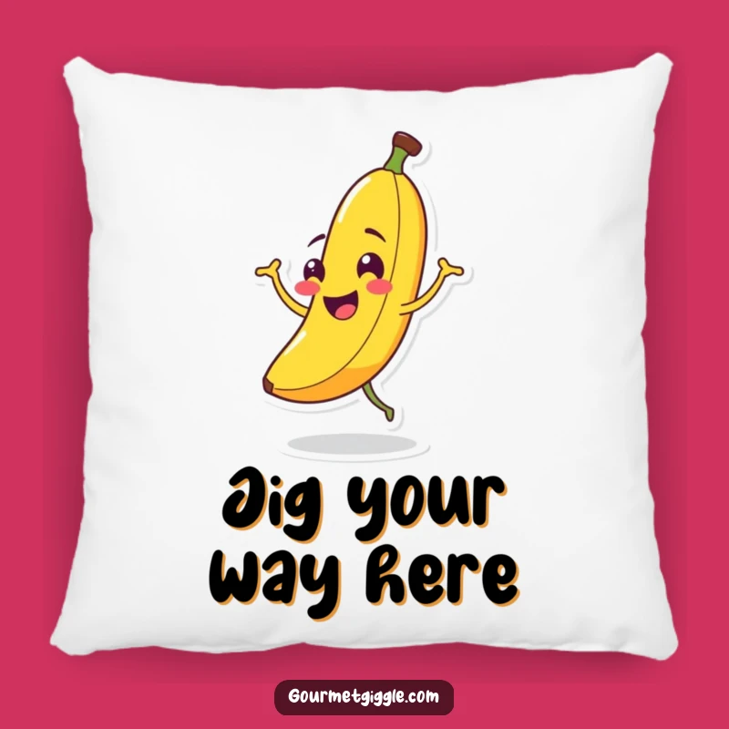 Funny Banana Jigging Pillow: Cozy Up with a Dancing Partner