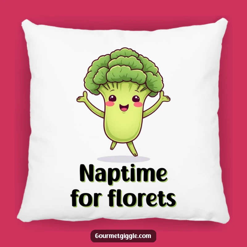 Funny Dancing Broccoli Pillow, Add Comfort and Healthy Cheer to Your Sofa