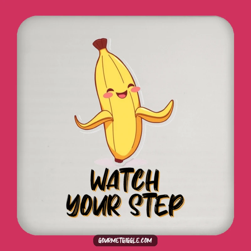 Funny Banana Peel Coasters: Protect Surfaces with Hilarious Slapstick