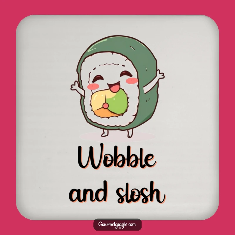 Funny Sushi Dance Coaster: Wobbly Roll Character Protection