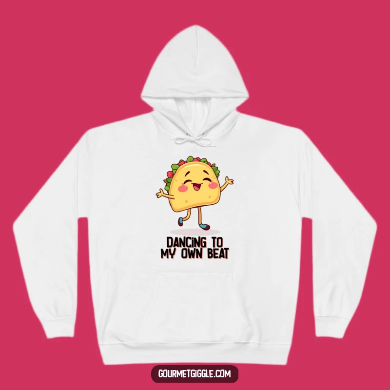 Cozy Taco Dancer Hoodie - Warm Fiesta Fun, Hilarious Mexican Food Funny Gift