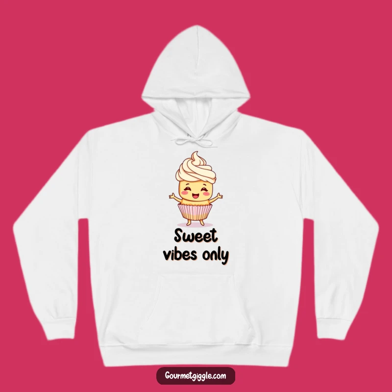 Funny Cupcake Hoodie: Cozy Up with a Dancing Treat