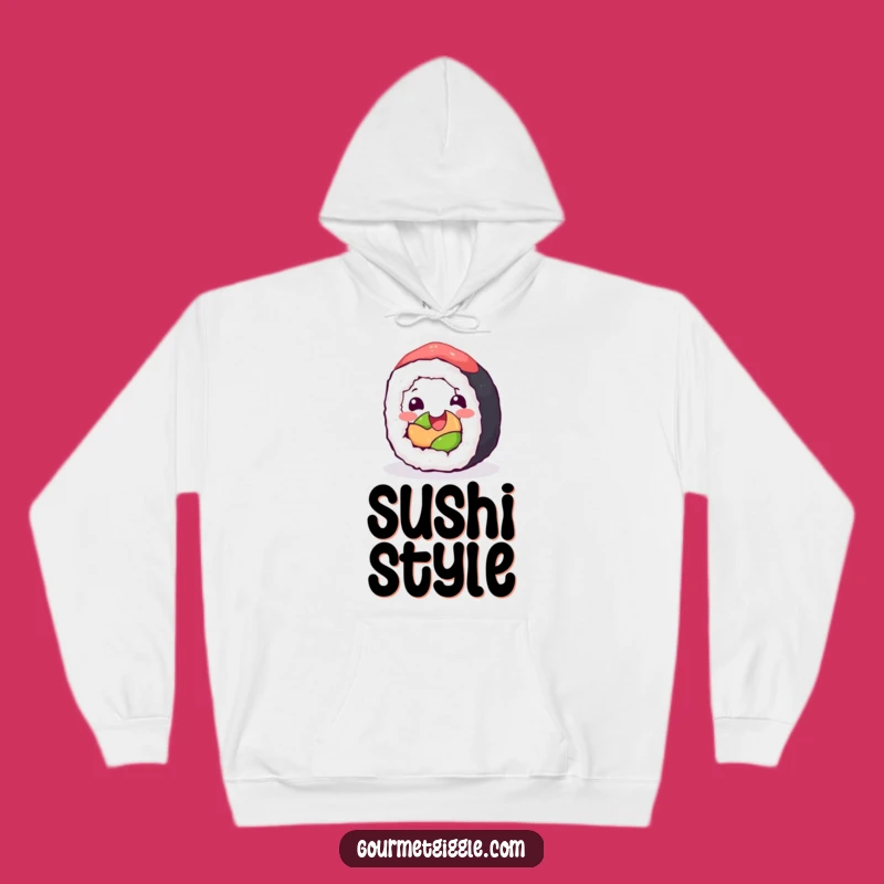 Funny Sushi Roll Hoodie: Cozy Comfort While You Roll With It!