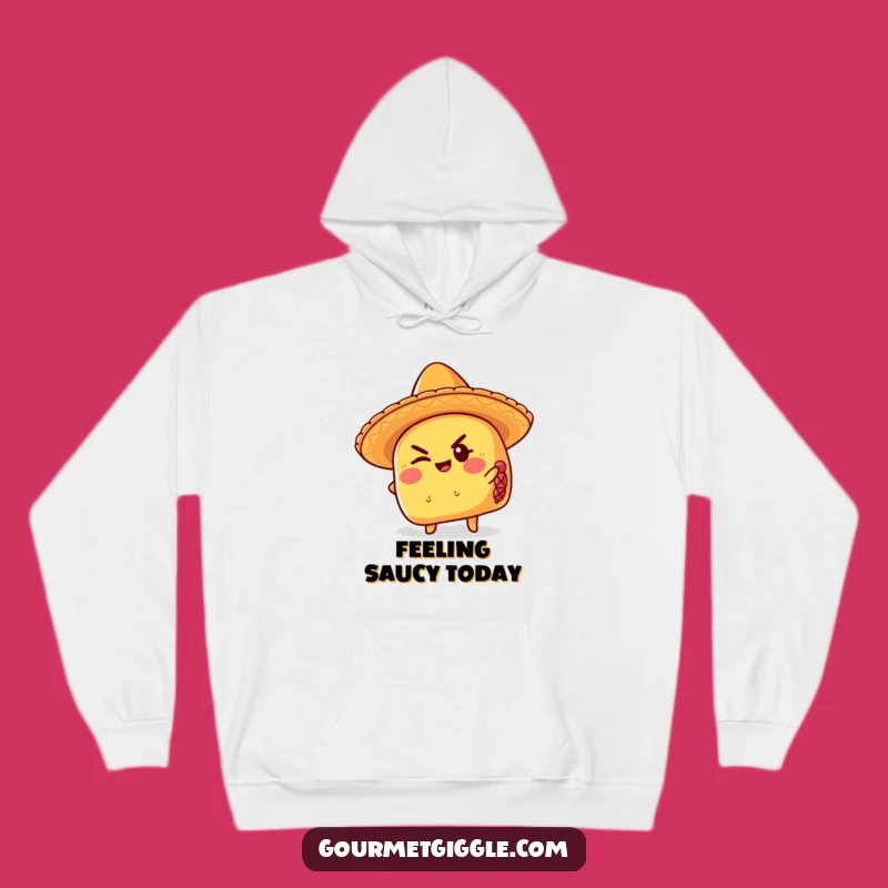 Funny Taco Sombrero Hoodie: Cozy Fiesta Wear with a Hilarious Wink