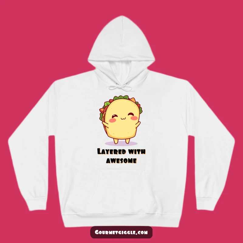 Funny Taco Shimmy Hoodie: Cozy Up with Hilarious Fiesta and Warmth