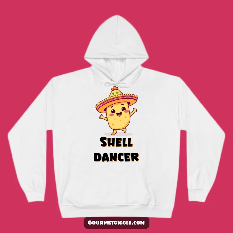 Cozy Funny Dancing Taco Hoodie: Festive Sombrero, Ultimate Funny Gift