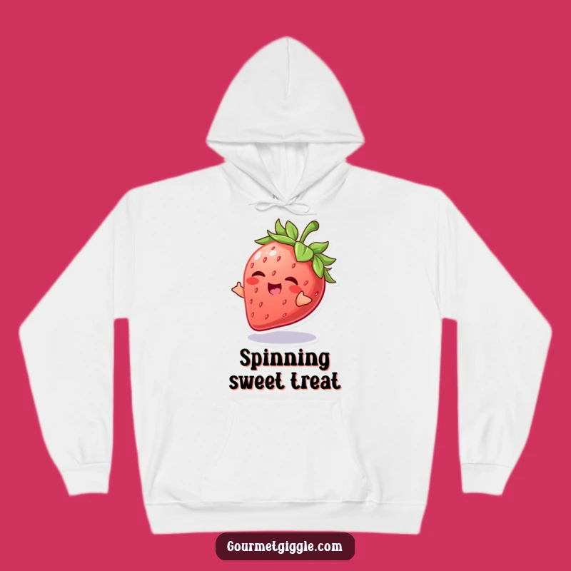 Funny Strawberry Hoodie: Cozy Giggles, Playful Fruit, Warm Sweet Gift
