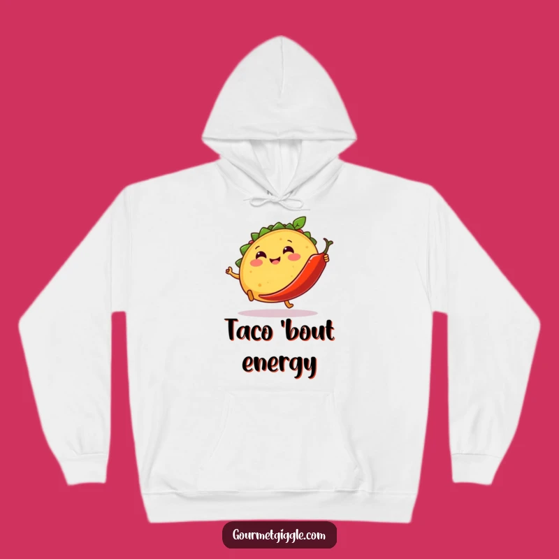 Cozy Funny Taco & Chili Hoodie: Fiesta Vibes - Warm Humor Gift