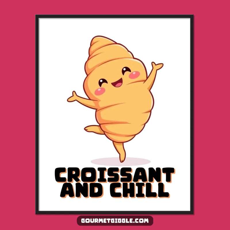 Free Printable Croissant Wall Art: Funny Downloadable Decor for a Whimsical Touch