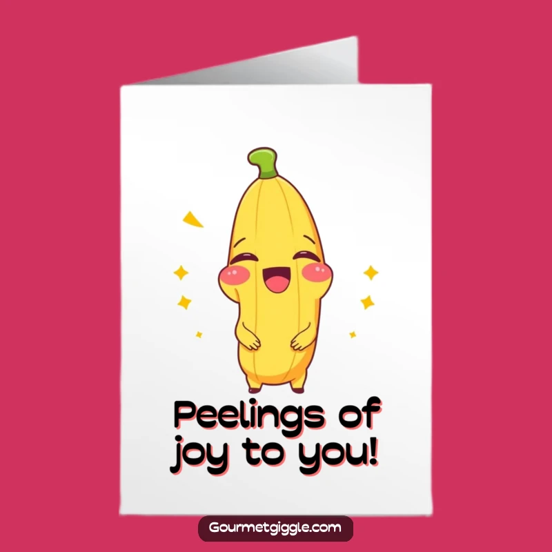 Free Printable Birthday Card: Funny Banana Laughing, Hilarious Downloadable Greeting