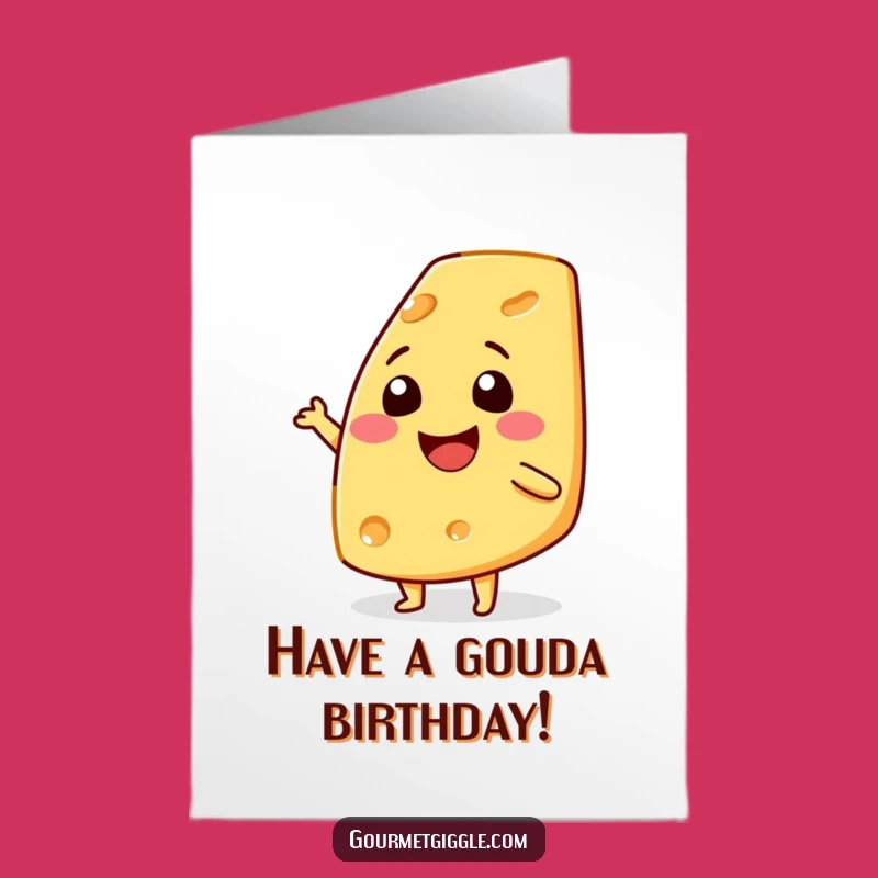 Free Printable Birthday Card: Cheesy Shimmy Funny Downloadable Greeting