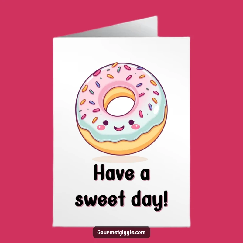 Free Printable Donut Birthday Card: Bouncing Sprinkles and Sweet Wishes!