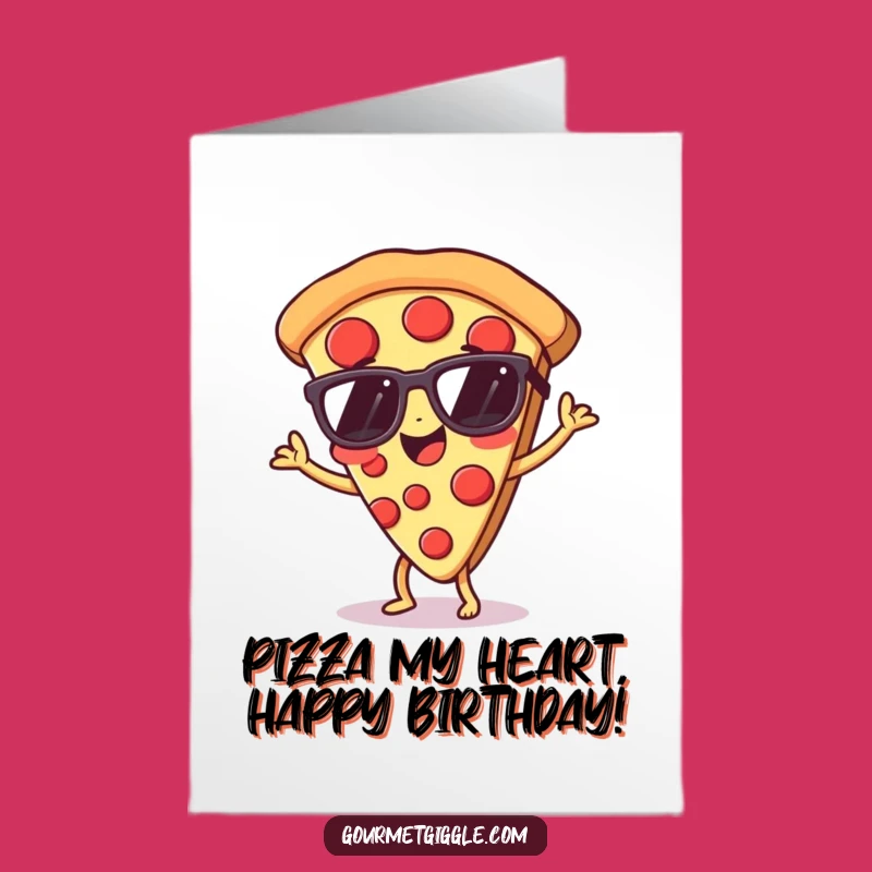 Free Printable Birthday Card: Pizza Dance Party, Funny Downloadable LOL Surprise