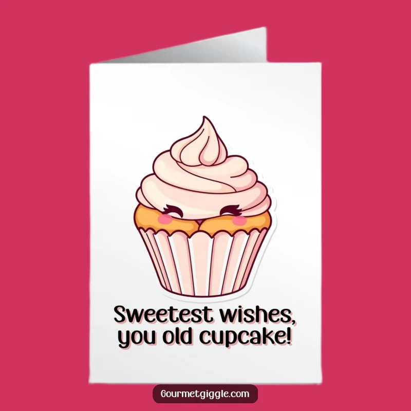 Free Printable Birthday Card: Wink-Worthy Cupcake Art - Hilarious Downloadable Gift