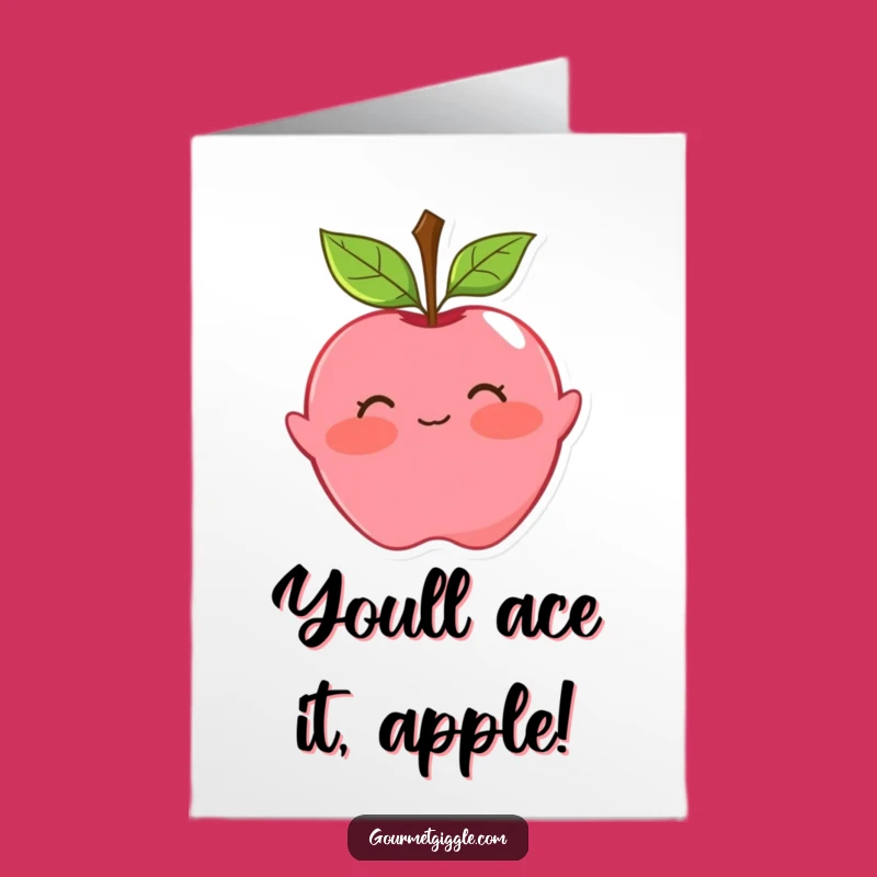 Free Printable Apple Curtsy Card: A Playful Downloadable Gift of Congrats!