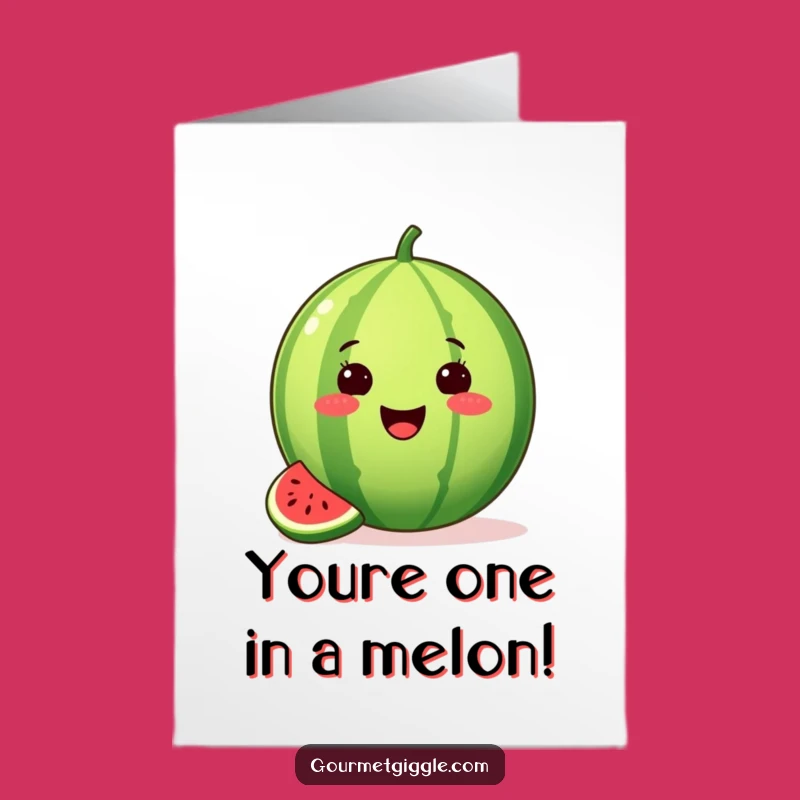 Free Printable Congrats Card: Proud Watermelon Beaming, Juicy Downloadable