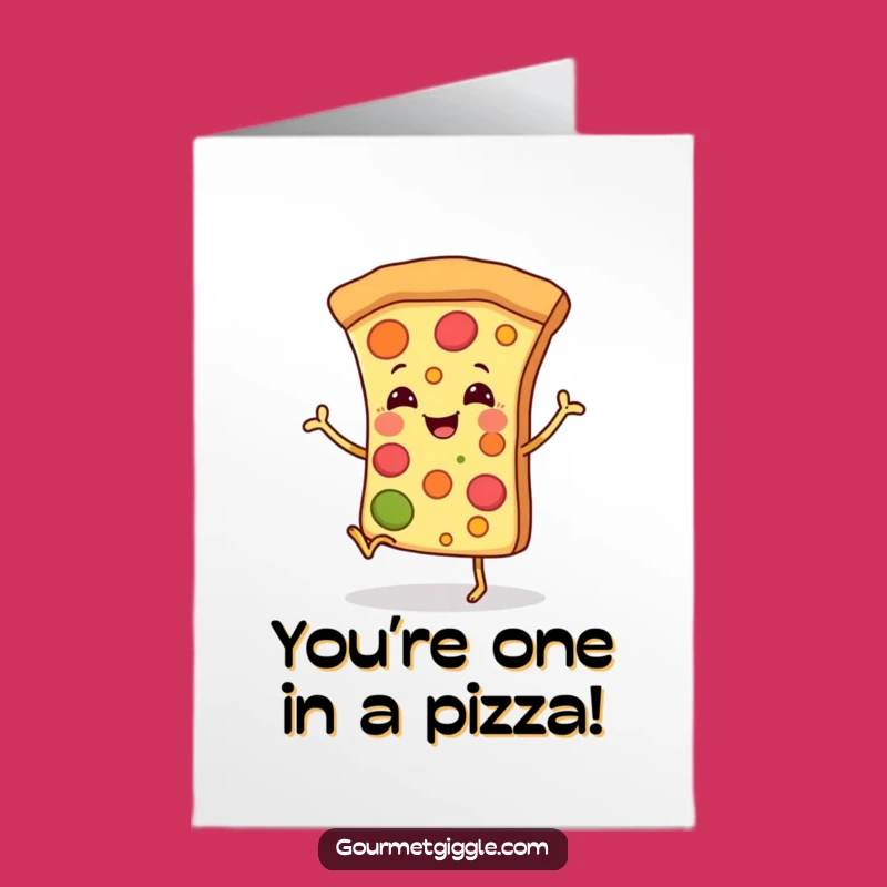 Joyful Free Printable Congrats Card: Dancing Pizza Celebration, Awesome Downloadable Gift