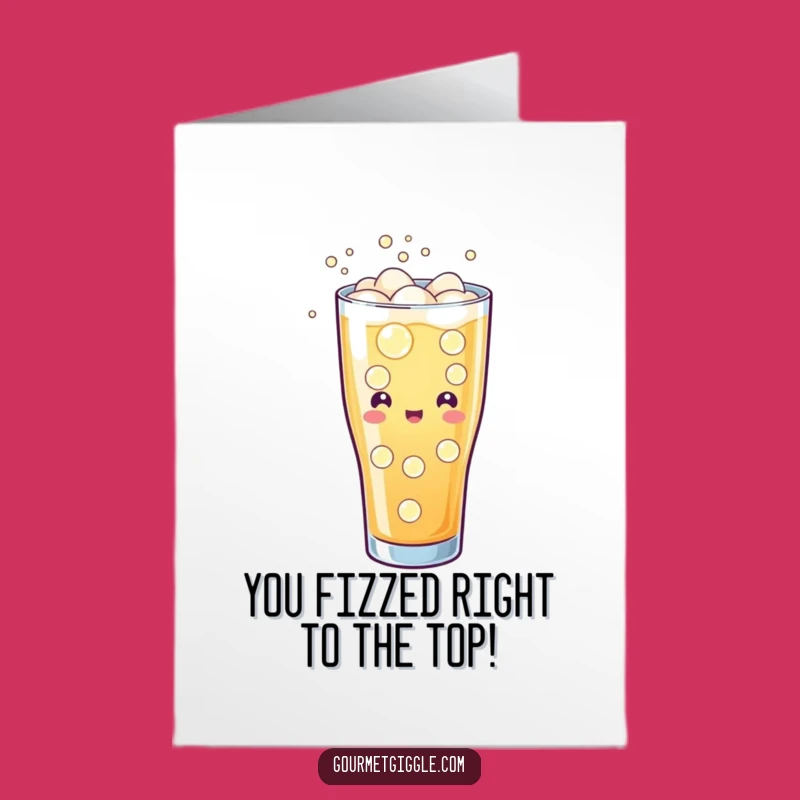Free Printable Congrats Card: Fizzy Soda, Perfect Downloadable Gift