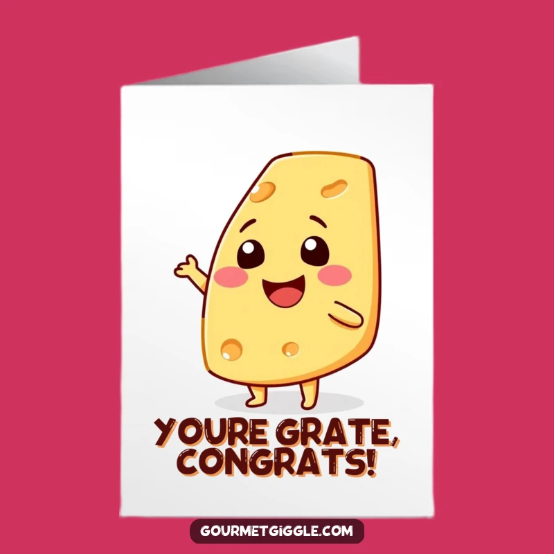 Free Printable Congrats Card: Cheesy Shimmy for Celebrations