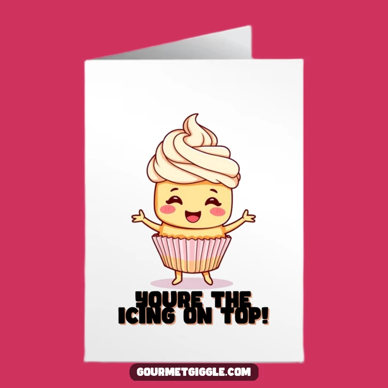 Free Printable Congrats Card: Cupcake's Joyful Jig for Your Success!