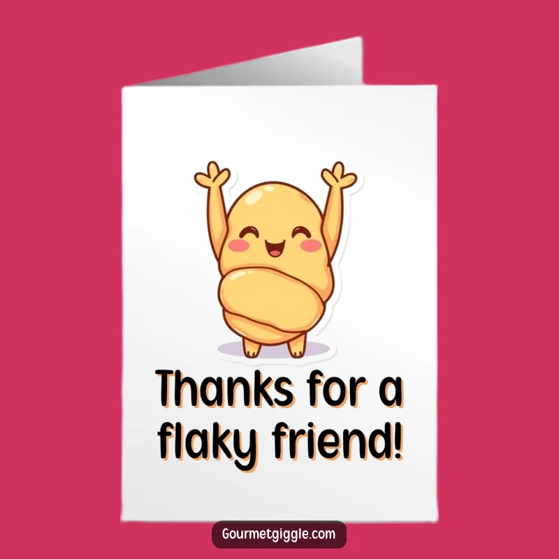 Free Printable Croissant Thank You Card: A Cheerful Downloadable Gift!