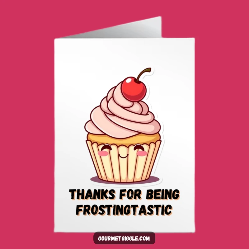 Sweet Free Printable Thank You Card: Tipping Hat Cupcake, Thoughtful Downloadable Gift
