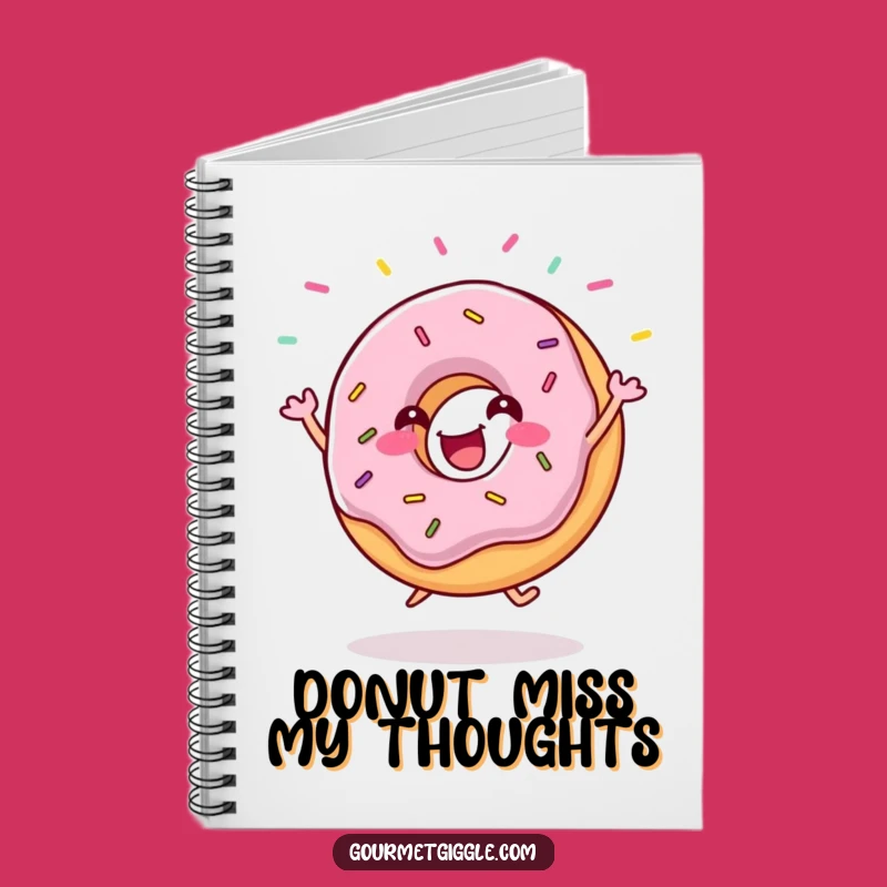 Funny Donut Jig Notebook: Gleeful Sprinkles Flying - Jot Down Your Sweetest Ideas!