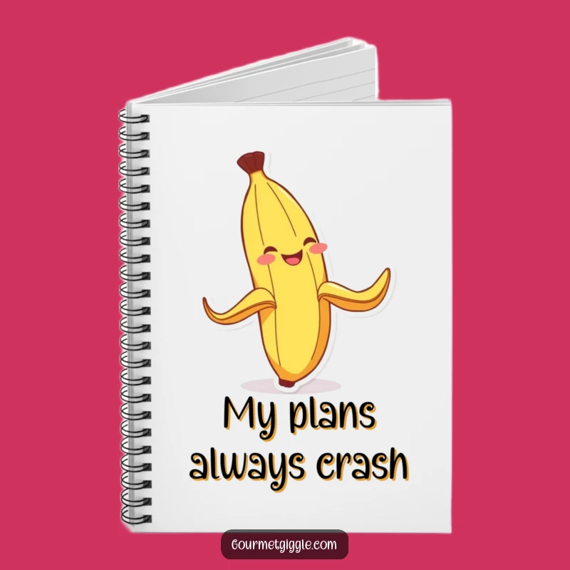 Funny Banana Peel Notebook: Jot Down Hilarious Thoughts and Ideas