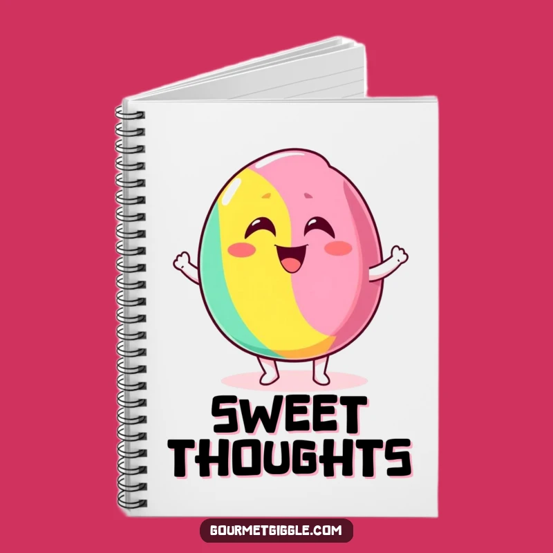 Funny Bouncing Candy Notebook - Jot Down Ideas with Sweet Excitement