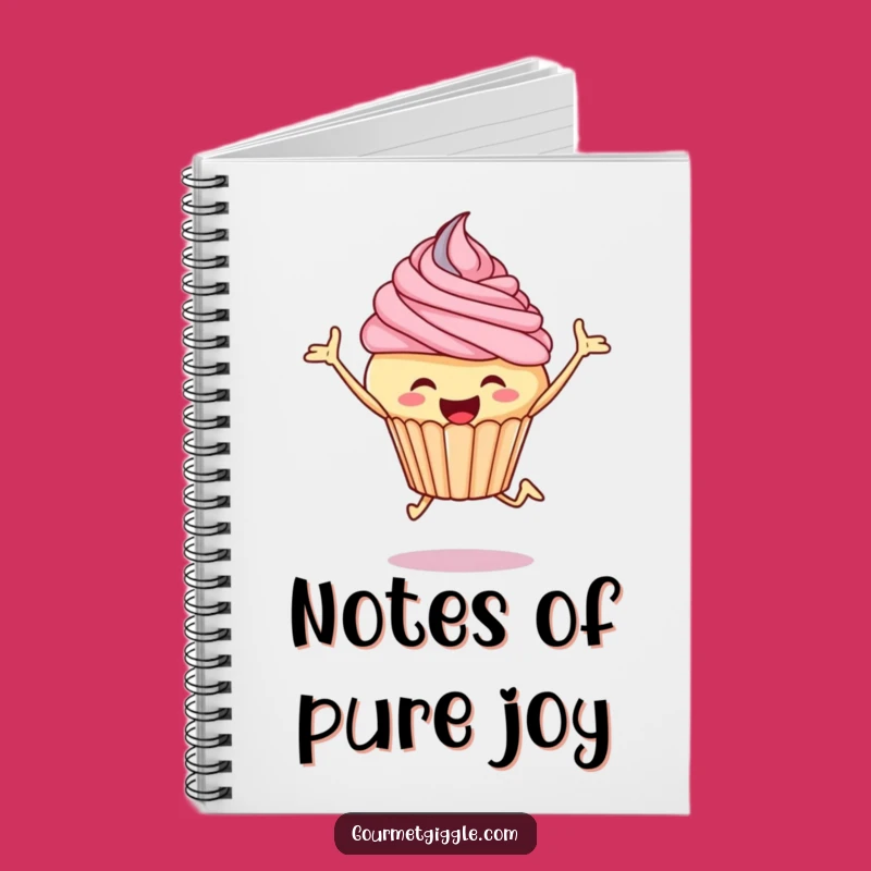 Funny Cupcake Leap Notebook: Joyful Journal for Sweet Thoughts