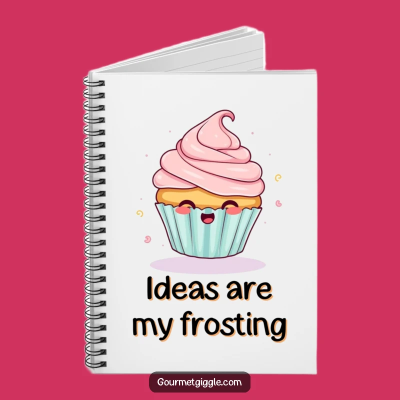 Funny Giggling Cupcake Notebook: Jot Down Sweet and Hilarious Ideas