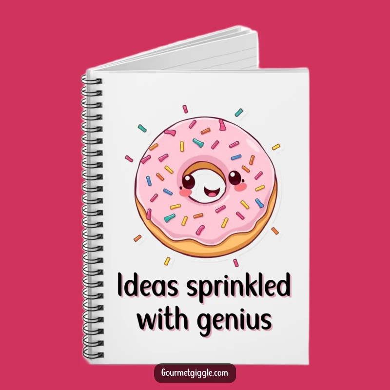 Donut Joy Notebook - Happy Treat Journal, Sweetly Funny Gift