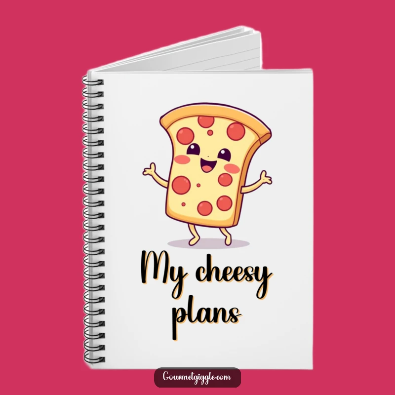 Funny Pizza Jig Notebook: Jot Down Ideas with a Dancing Slice - Perfect Gift!