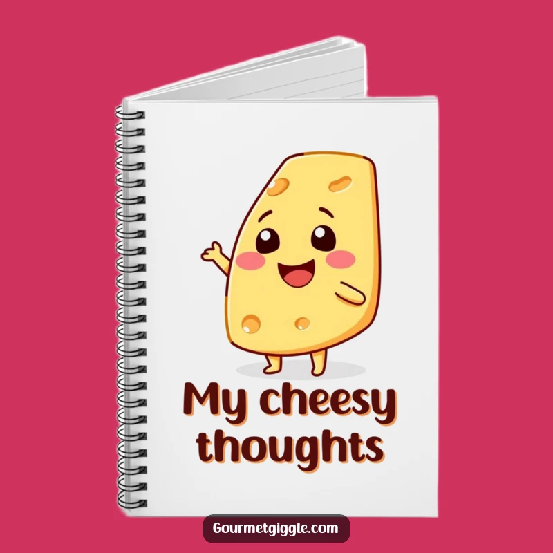Funny Cheese Shimmy Notebook: Jot Down Notes with a Cheesy Smile